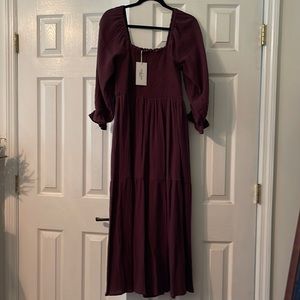 CJLA Bohemian Western Style Maxi Dress Medium NWT.